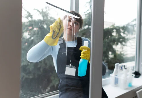 Nettoyage de vitres intérieures et extérieures à la Collancelle